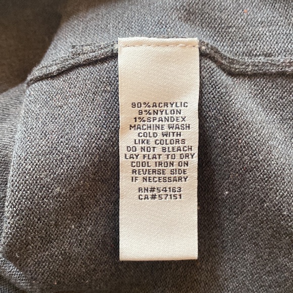 Eliza J, Size Petite Small, Grey/Pink/Cream Sweater Dress - Picture 5 of 6